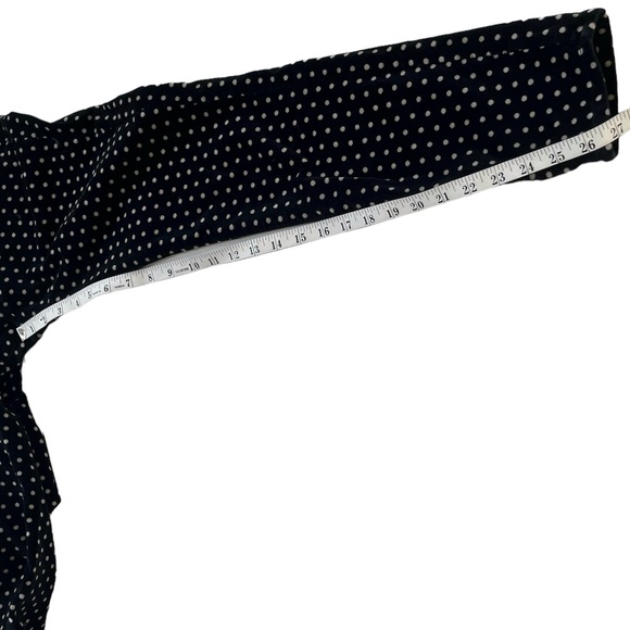 Free People Velvet Skinny Pants Polka Dot Cropped - Picture 7 of 10